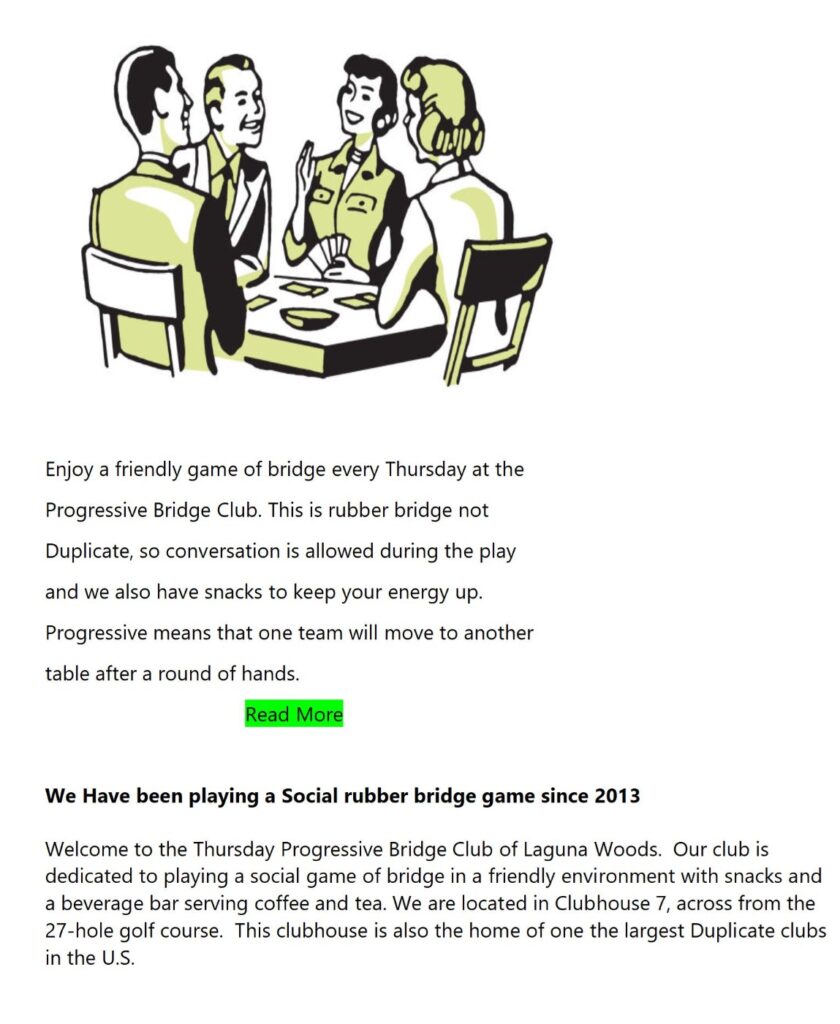 bridge club