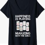 “Happiness is Playing Mahjong with the Girls” T-Shirt