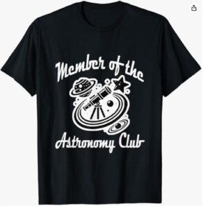 member of the astronomy club