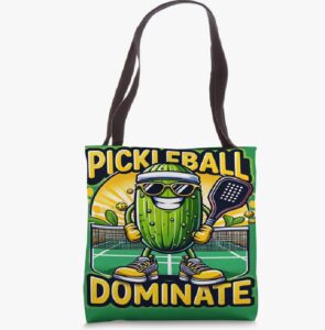 Pickleball Dominate Tote Bag