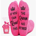 “If You Can Read This, The Queen Has Retired” Socks